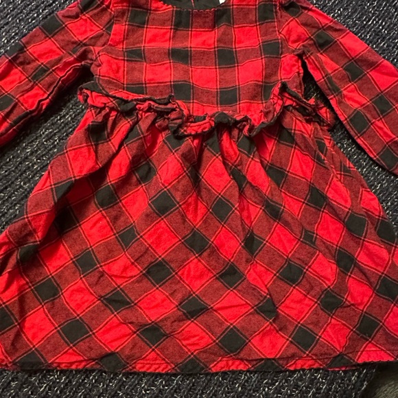 Carter's Other - Carter’s 12M Red Buffalo Plaid Holiday Dress